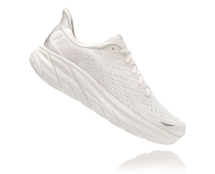 MENS CLIFTON 8 WHITE / WHITE