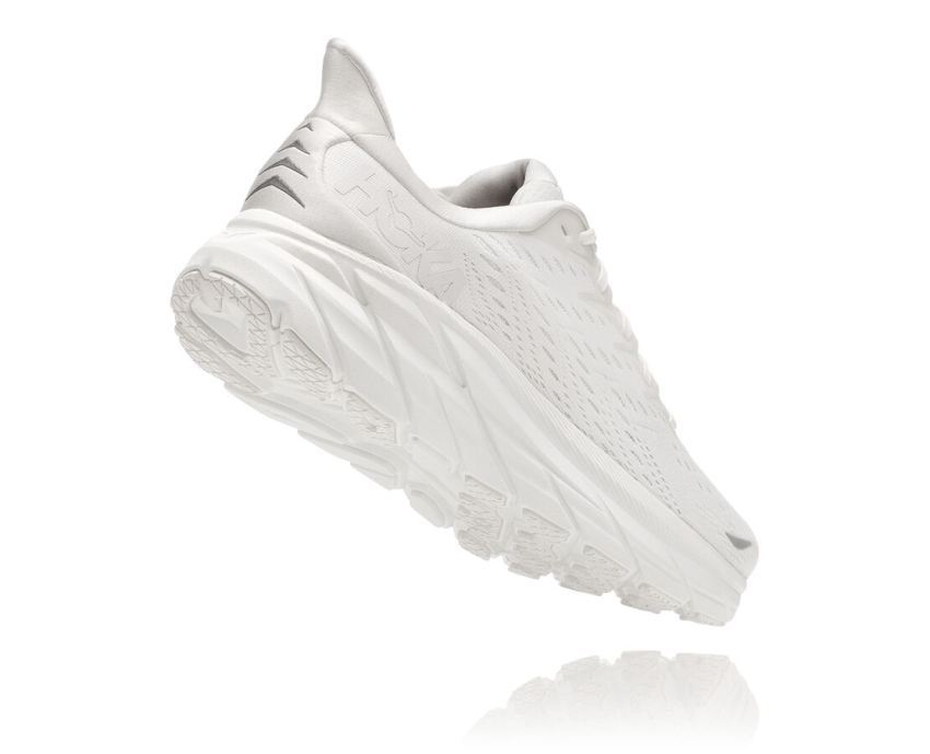 WOMENS CLIFTON 8 WHITE / WHITE - Click Image to Close